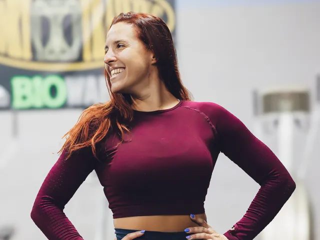 Socia en la sala de musculación de Gladius Gym
